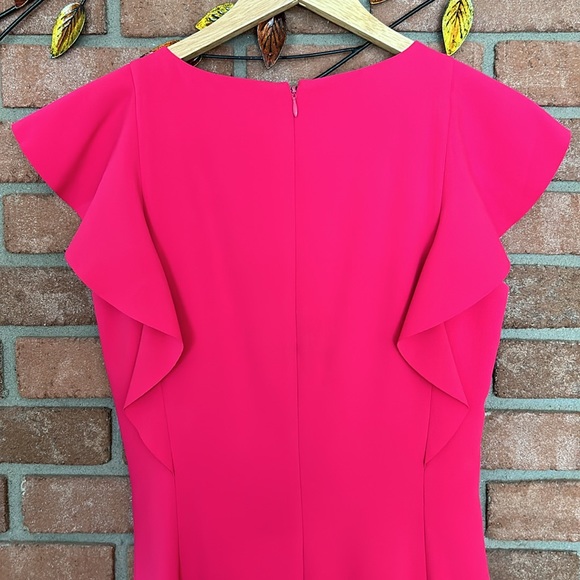 Lord and Taylor sheath dress in fuchsia size 0 - Picture 5 of 8